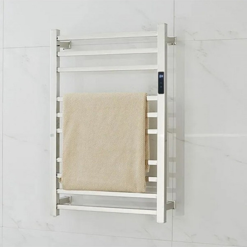 Toalheiro Térmico Grande Quadrado Inox 304 Polido Kazalinda