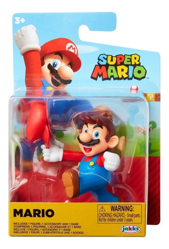 Figura Super Mario Bros Jakks Pacific 2.5 Pulgadas