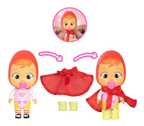 Imagen 6 de 9 de Muñeca Bebes Llorones Y Casita Lloran De Verdad Cry Babies