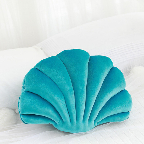 Travesseiros Conchas Almofadas De Chão Cama Sofá Verde