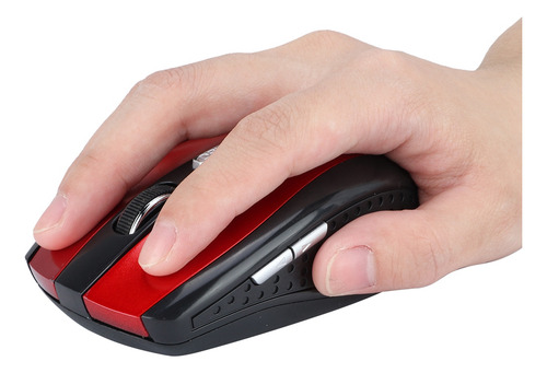 Mouse Usb 6d Ultra Fino 2.4g 1200dpi Sem Fio Ergonômico