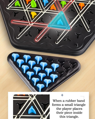 Juego De Ajedrez Triangular Familiar Niños