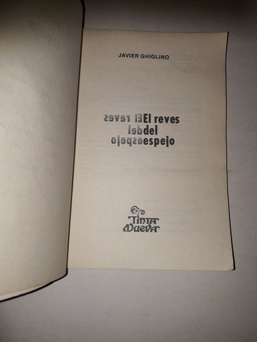 El Reves Del Espejo-javier Ghiglino (Usado)
