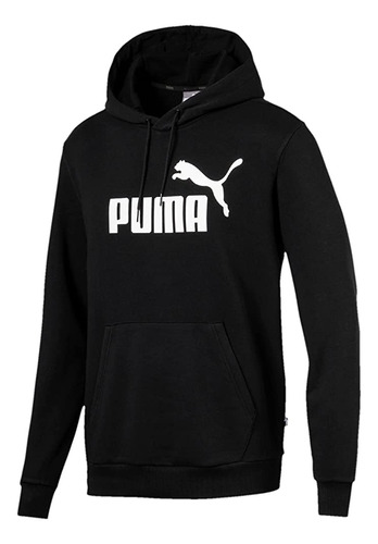 Sudadera  Puma Essentials Hoddy Tr Big Logo Black 5811861 01