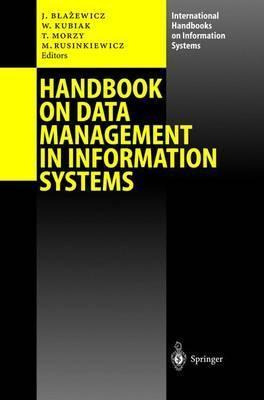 Libro Handbook On Data Management In Information Systems ...
