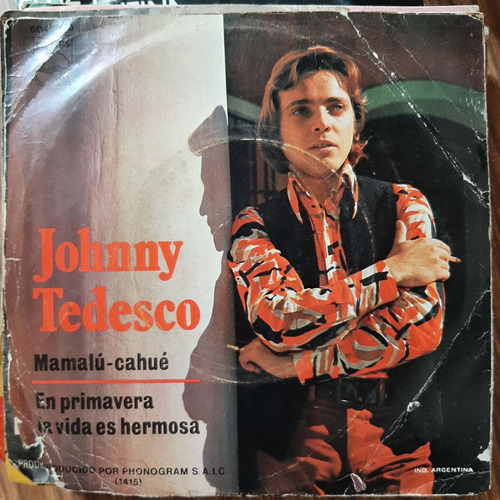 Simple Sobre Johnny Tedesco Phonogram C25