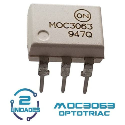 2  Unidades Optocopladores Moc3063