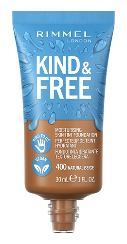 Base De Maquillaje Rimmel Kind & Free 400 Natural B X 30 Ml