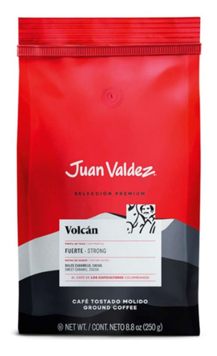 Café Espresso Molido Volcán Juan Valdez Premium 250gr