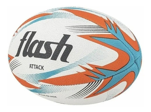 Pelota Rugby Flash Attack N°4 Original Guinda Importada Cke