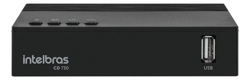 Conversor Digital Cd 730 De Tv Com Gravador Intelbras Preto