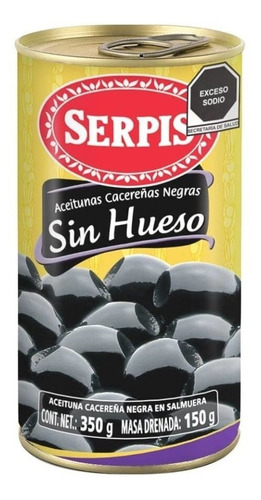 Aceitunas Negras Sin Hueso Cacereñas Serpis