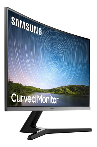Monitor Curvo 27 Fhd Diseño Sin Bordes Color Black 100V/240V