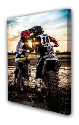 Cuadro 40x60cm Moto Cross Off Road Extremo M8