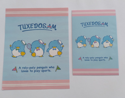 Conjunto De Papel De Carta Tuxedosam N° 1 Sanrio