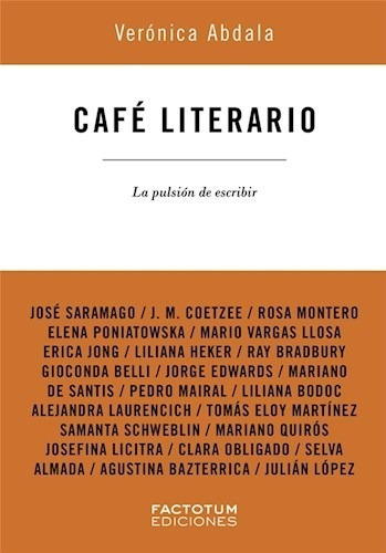 Libro Café Literario Factotum Ediciones