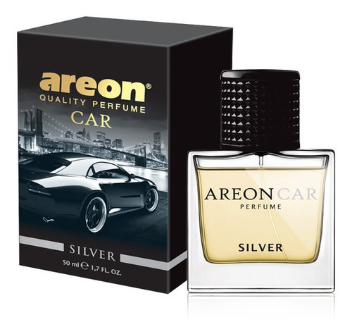 Aromatizante Areon Car Perfume (50 Ml) Glass - Aroma Silver