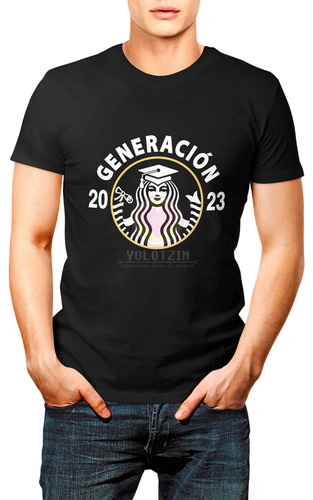 Playera Graduación Generación Personalizada Año Actual M13