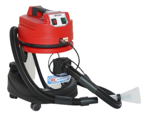 Imagen 3 de 4 de Aspiradora lava tapizados industrial Elsea RC230I 23L plateada, roja y negra 220V 50Hz/60Hz