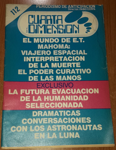 Revista Cuarta Dimension N°112   Octubre De 1983