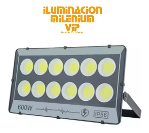 Reflector Lampara Led Cob 600w Luz Blanca 85-265v Alta Poten