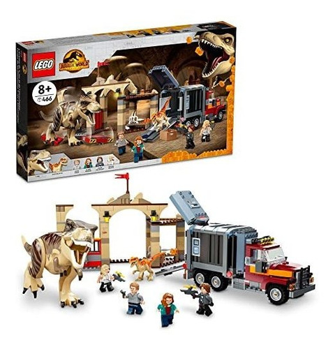 Lego Jurassic World T. Rex & Atrociraptor Dinosaur Breakout