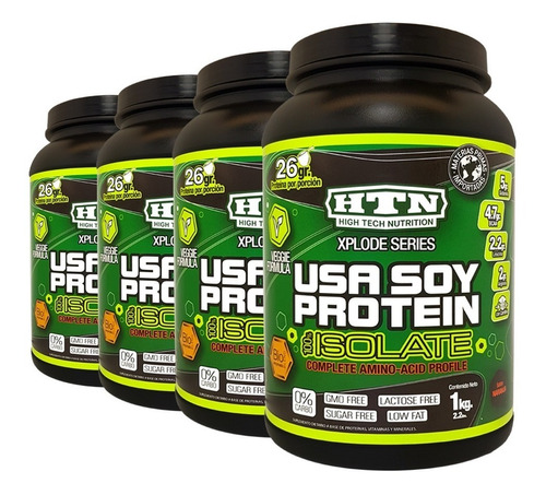 Usa Soy Protein 4 Kg Htn Apta Veganos Soja Gmo Free