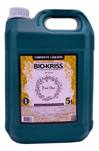 Sabonete Líquido Erva Doce Perolado 5 Litros Bio Kriss