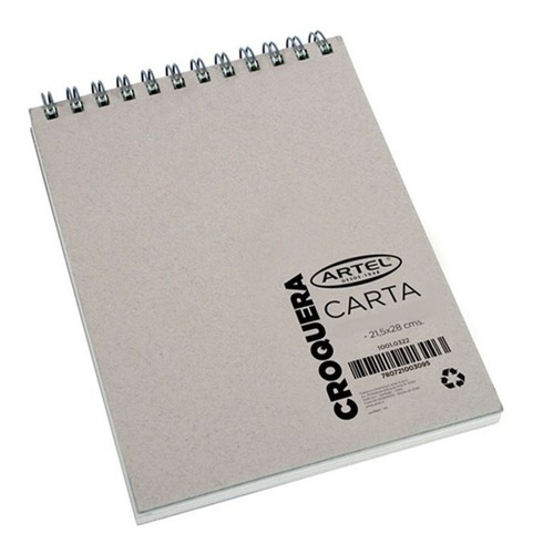  Croquera Bond 80 Hojas Carta 21,5x28 Cm Artel