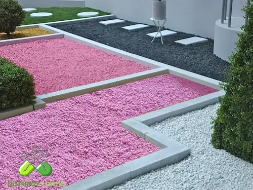 La Roca Rosa Roca Decorativa Rosa Para Jardines, Plantas 15kg 1m2 | MercadoLibre