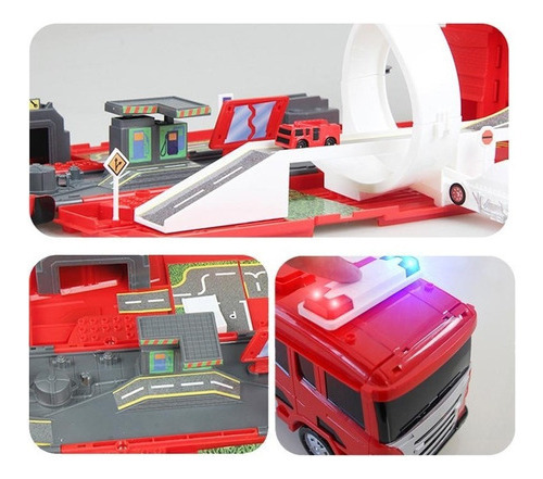Camion Bombero Transformable En Ciudad Full - Ver Video