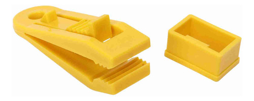 Pinzas De Lona Amarillas, 10 Unidades, Grandes, Resistentes