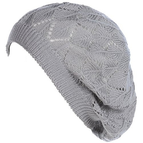 Gorros Sombreros Y Boinas De Punto Gris Talla Única