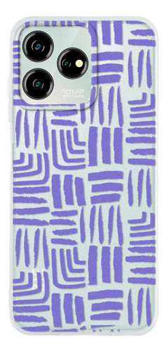 Funda Para Zte Para Mujer Rayas Abstracto Nombre
