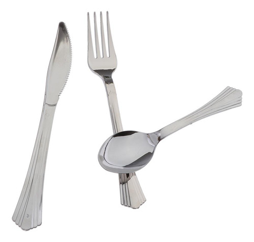 De Cubiertos Desechables 18xlarge, Tenedor De Plástico, ,