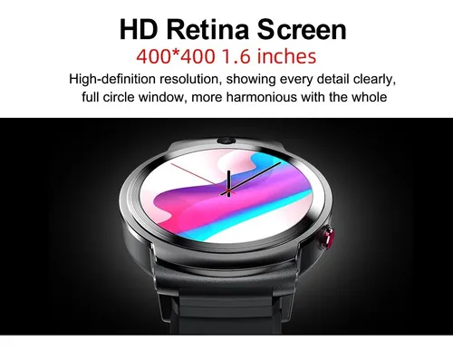 Dm28 4g Smart Watch Deportes Wifi Gps Bt Smartwatch 1.6 PuLG