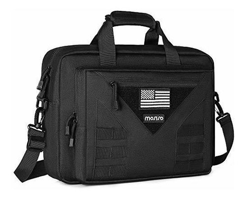 Mosiso Tactical Laptop Messenger Bandolera, 15-16 Pulgadas, 