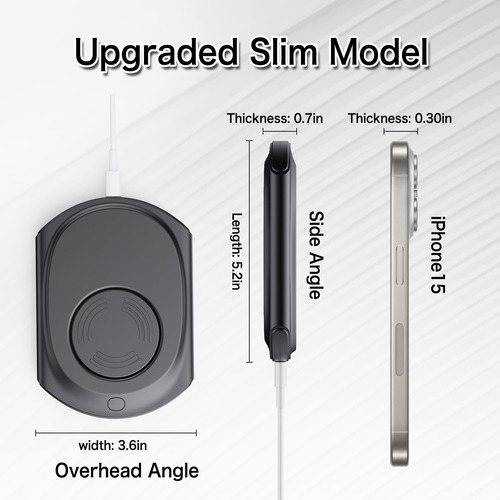 Infotop Mouse Jiggler, Ultradelgado, Silencioso Y Silencioso