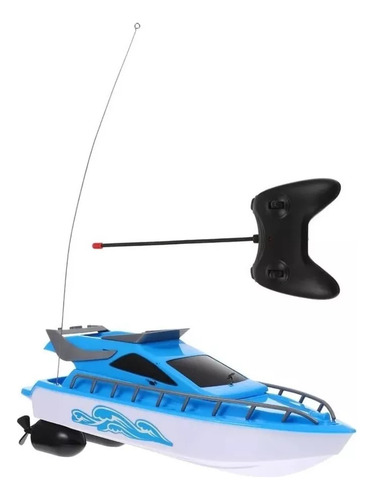 Lancha Subaquática Rc Kids Rc Boat Blue A