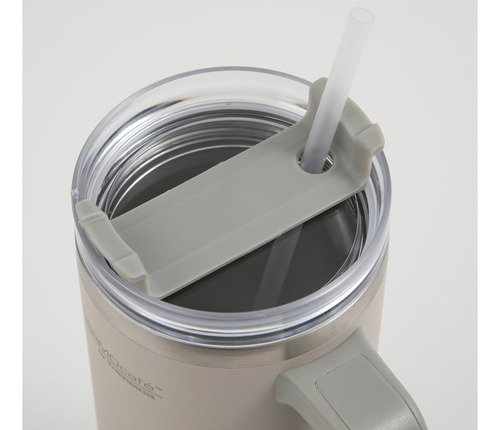 Termo Travel Mug Straw Acero Inox Wasabi 1,1 Lts Thermos