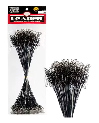 Kit Leader Encastoado Chicote Marine Sports 6 9 12 C/ 90un