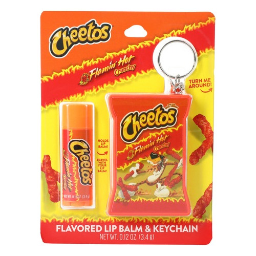 Bálsamo Labial Cheetos Flamin Hot Crunchy