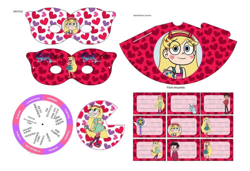 Kit Imprimible Star Y Las Fuerzas Del Mal Fiesta 3x1