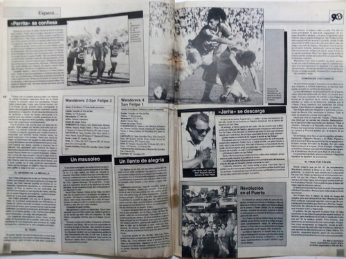Revista Minuto 90 -pato Yañez A Colo Colo Y S.w. A Primera (Usado)