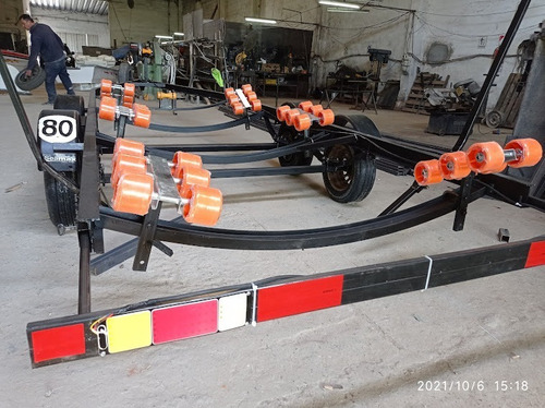 Trailer Seamax Doble Eje 1500 Kg Rolos - Opción Patente -