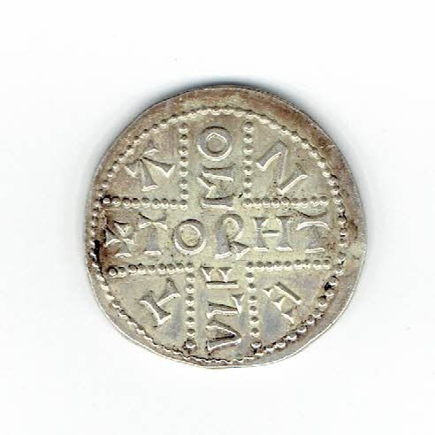 Moneda Anglosajona, Rey Aethelwulf, Siglo Viii D.c. Jp (Usado)