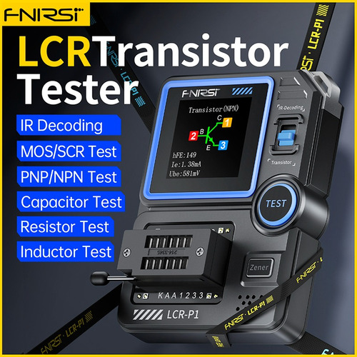 Probador De Componentes Multifuncion Lcr-p1 Fnirsi