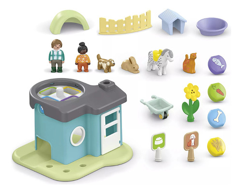 Playmobil Junior: Casa De Animales 71690