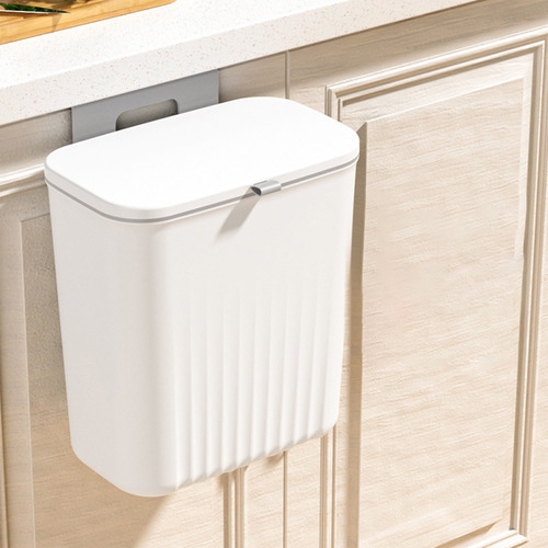 Bote De Basura J Para Colgar Con Tapa, Armario De Cocina, Pu