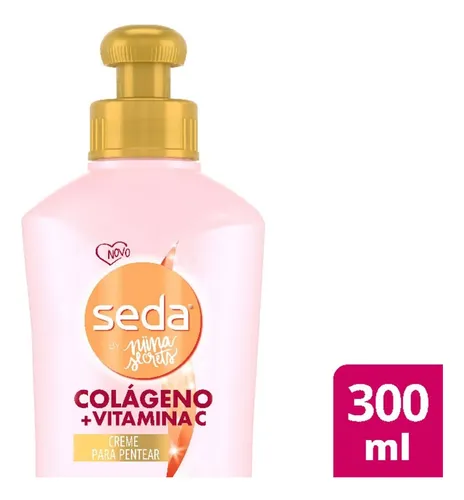 Creme Para Pentear Seda Colágeno E Vitamina C 300ml